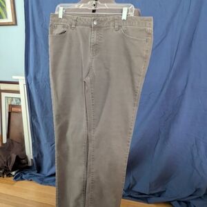 Women's Straight Fit Brown Jeans